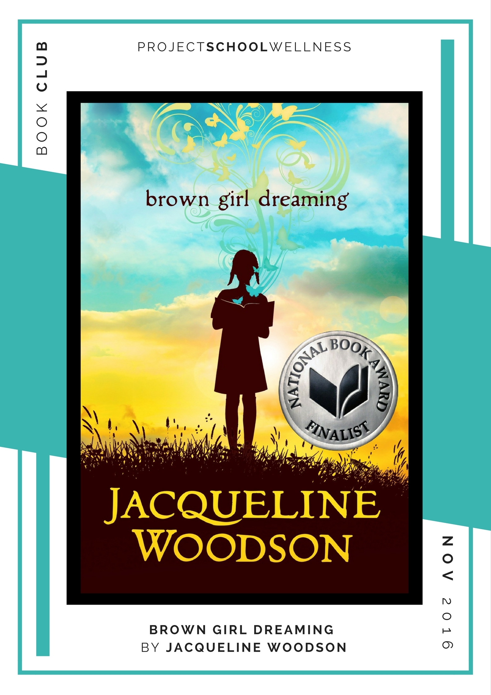 Jacqueline Woodson, Brown Girl Dreaming - Project School Wellness' Teacher Book Club, must read books for every teacher!