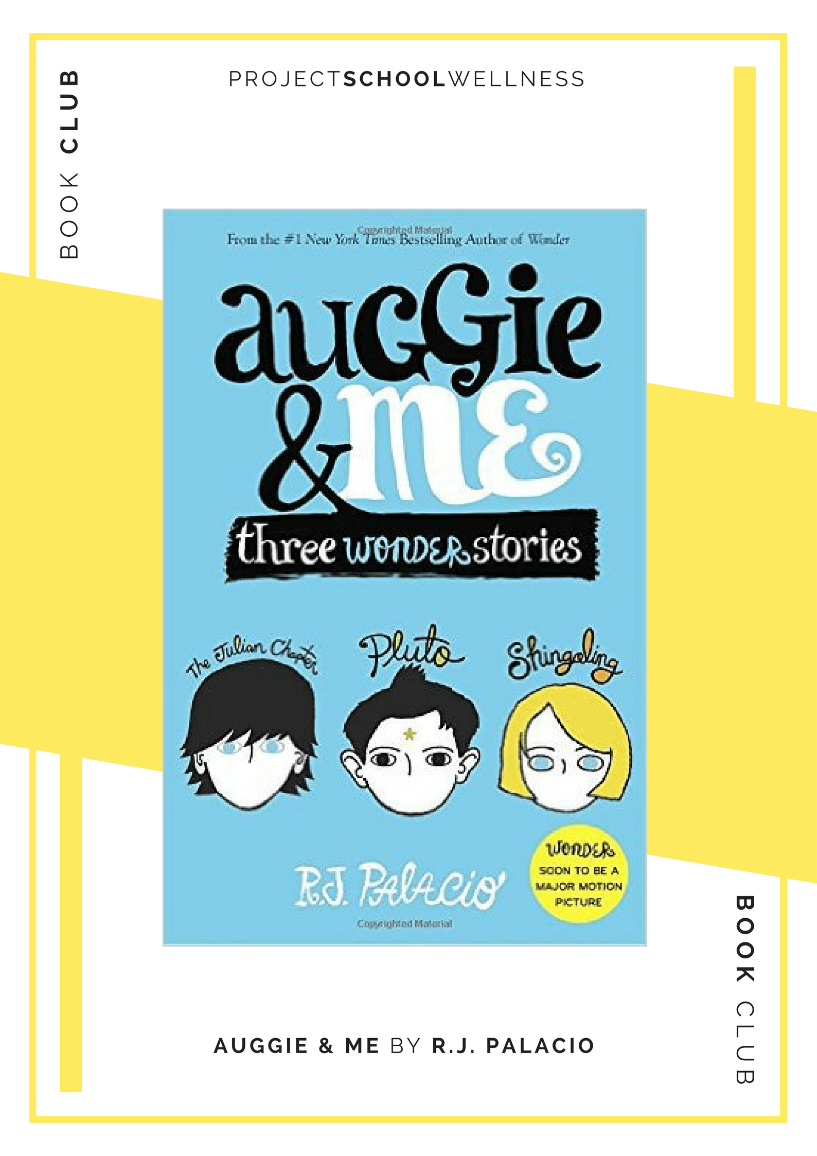 Project School Wellness book club. A list of must read books for teachers and parents! Each month Janelle from Project School Wellness her most current reads. Continue Auggie's story with this incredible Wonder companion book. Auggie and Me steps into the heart and minds of Auggie's classmates and friends.