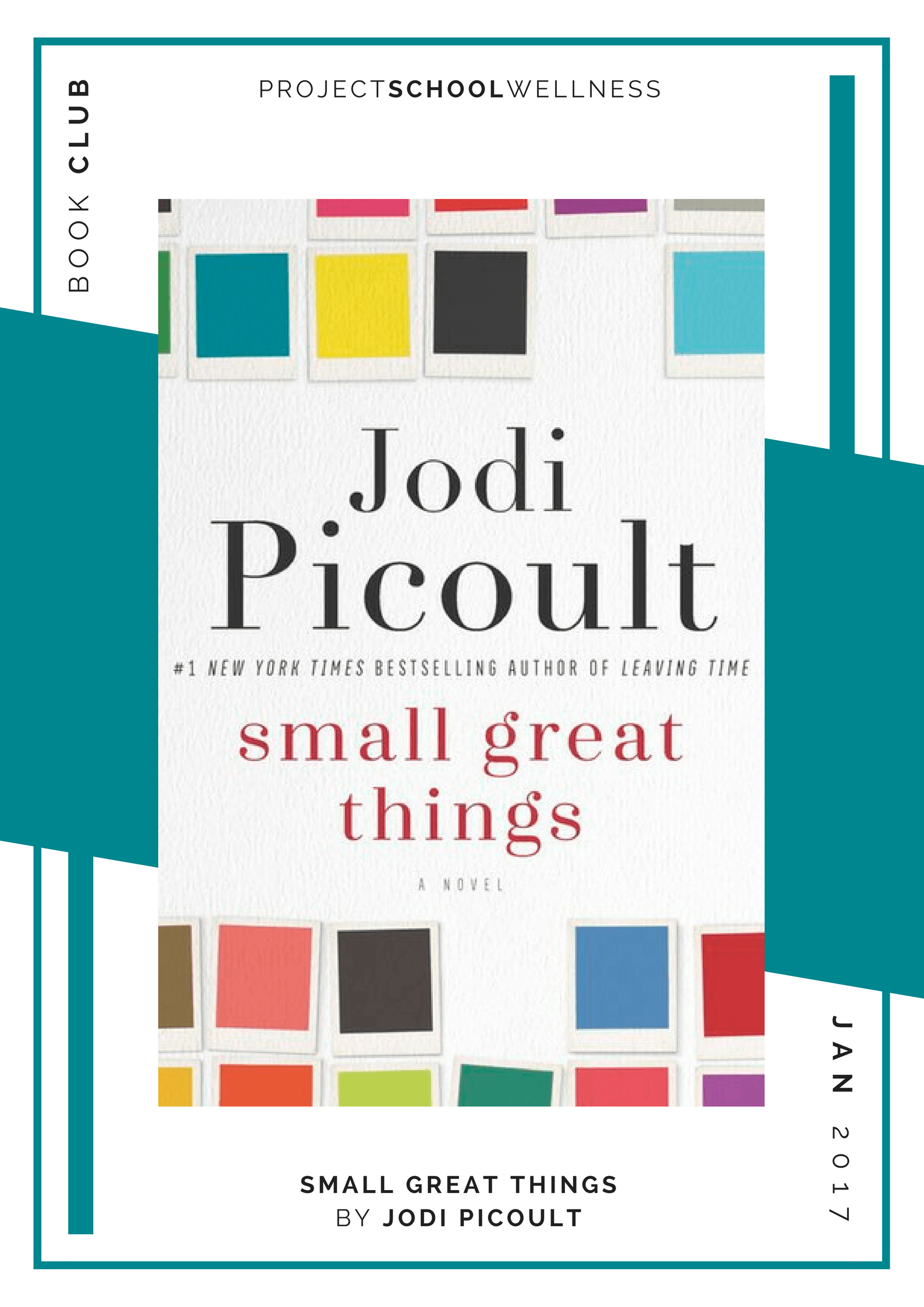 Jodi Picoult, Small Great Things - Project School Wellness' Teacher Book Club, must read books for every teacher!