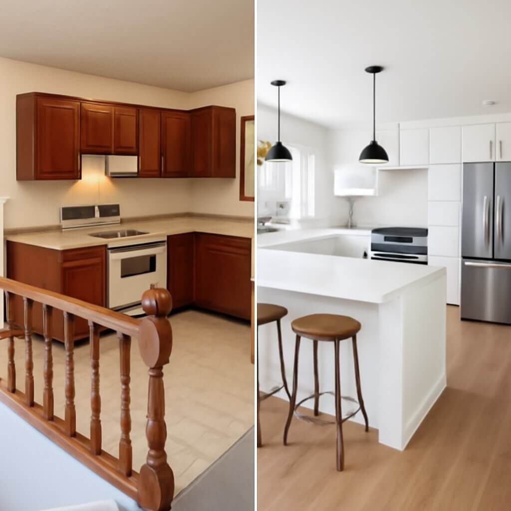 10 Stunning Split Level Kitchen Remodels Before and After Transformations