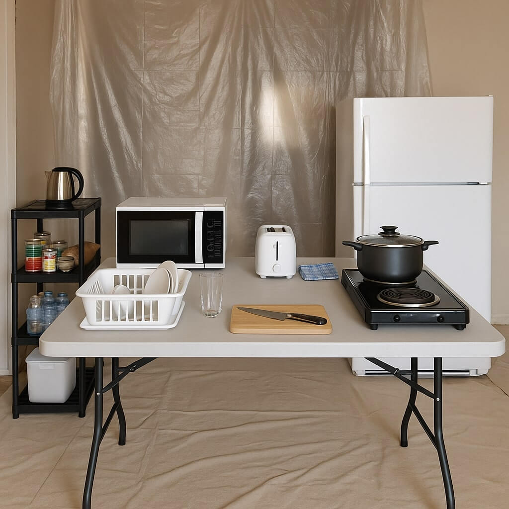 How to Create a Functional Temporary Kitchen During a Remodel